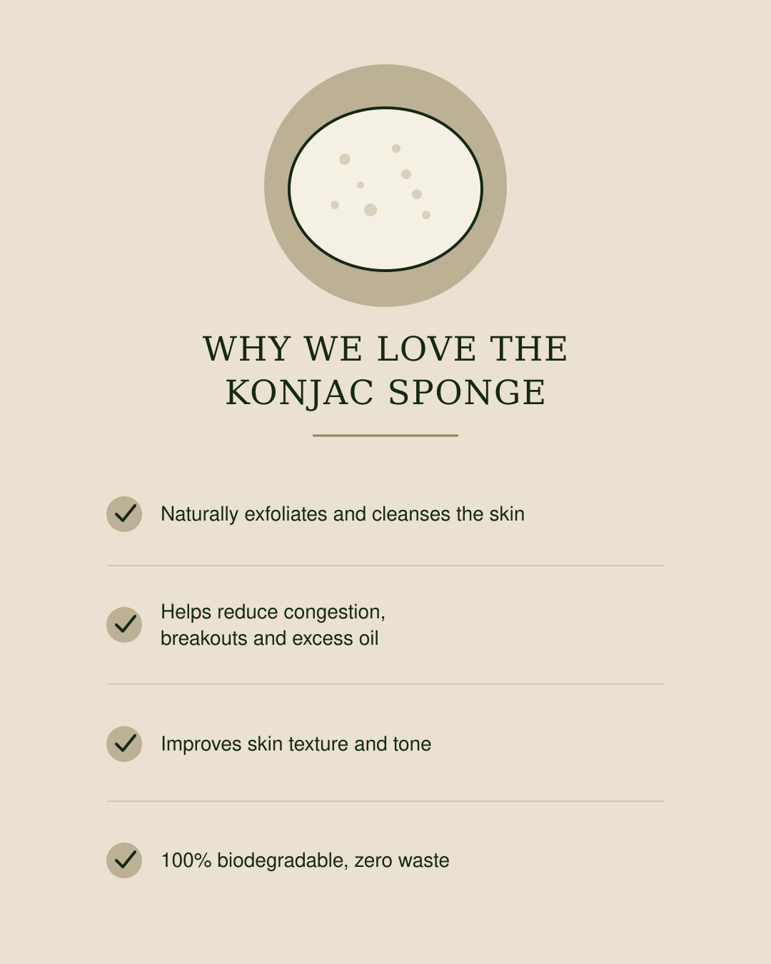Gentle Exfoliating Konjac Sponge